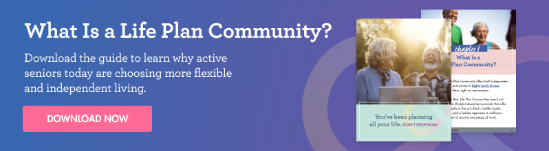 What is a life plan community? 